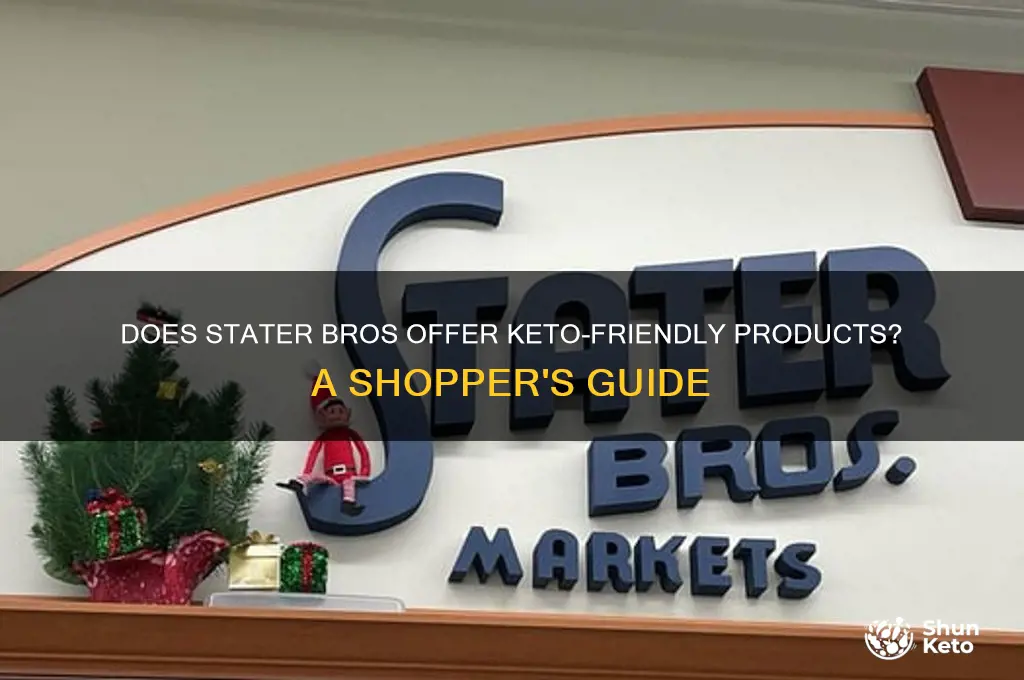 does stater bros sell keto products