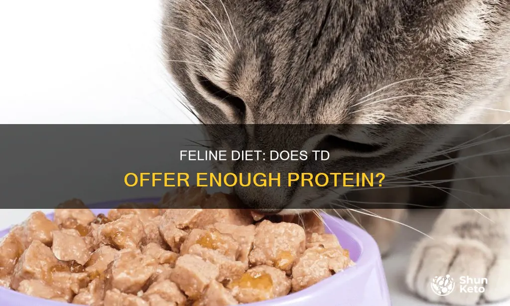 does t d feline diet have enough protein