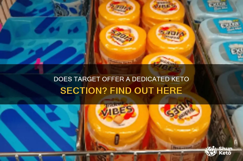 does target have a keto section