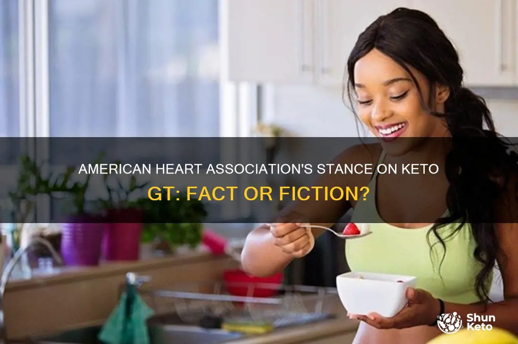 does the american heart association endorse keto gt