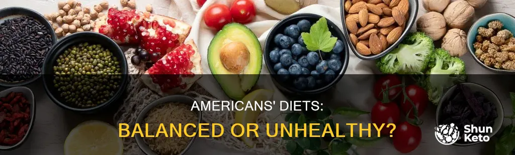 does the average american have a balanced diet