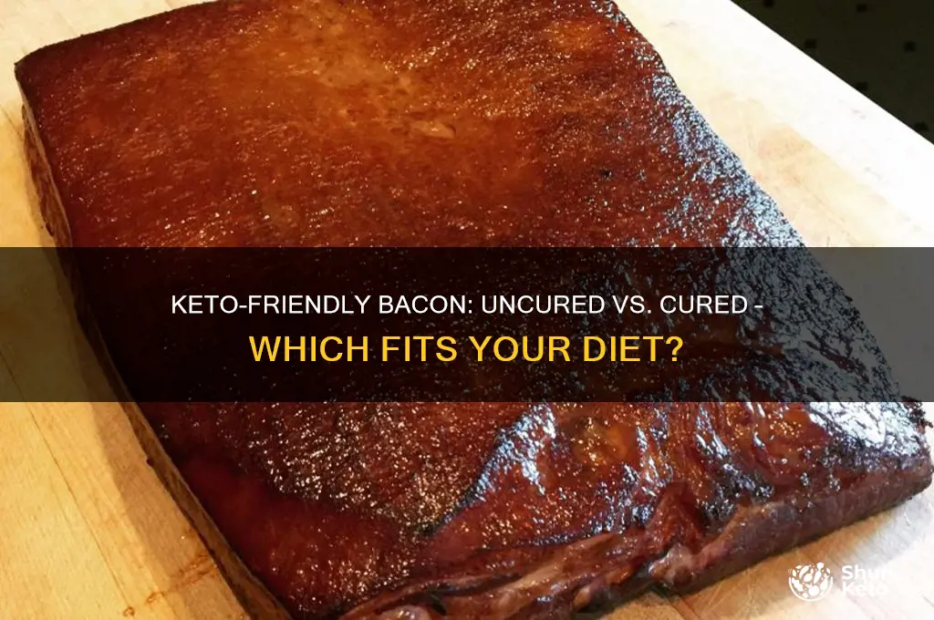 does the bacon have to be uncured for keto