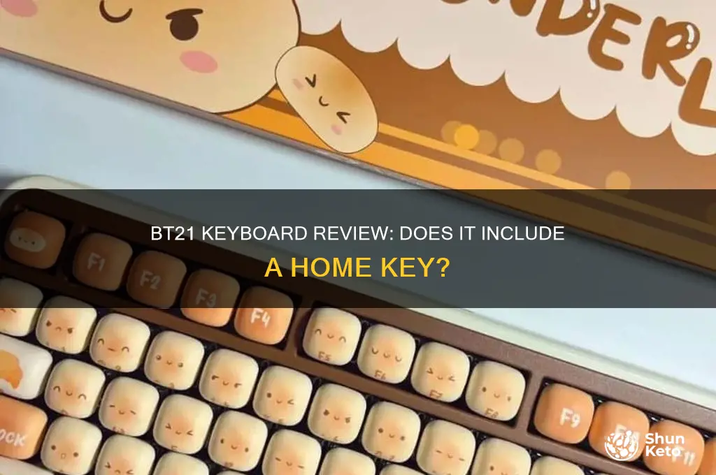 does the bt21 keyboard have a home ket