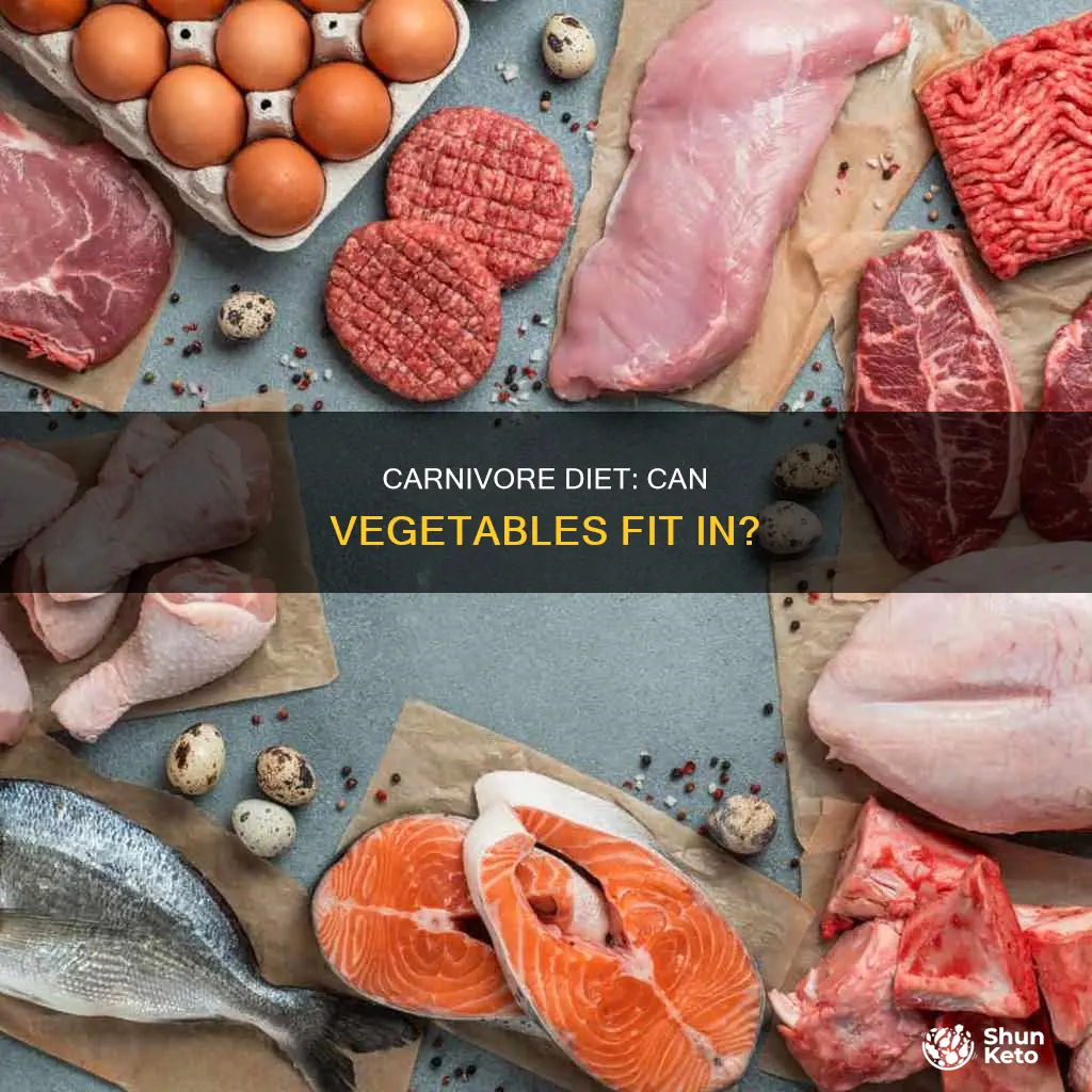 does the carnivore diet include vegetables