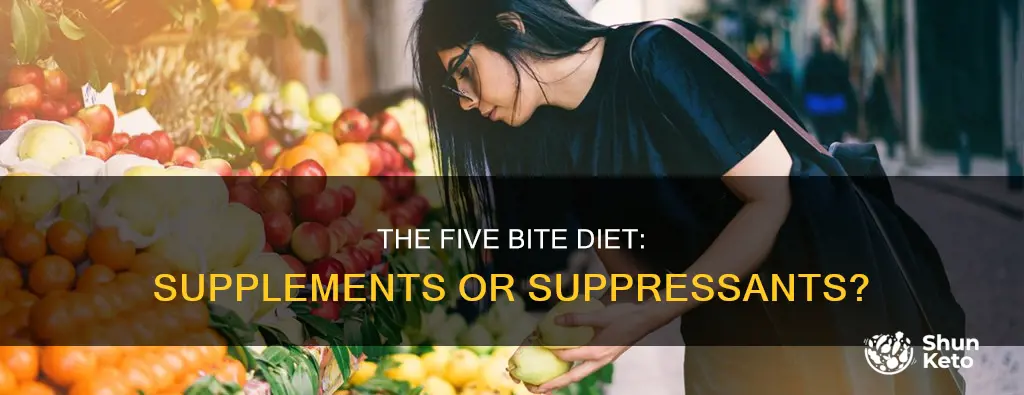 does the five bite diet use supplements or suppresents