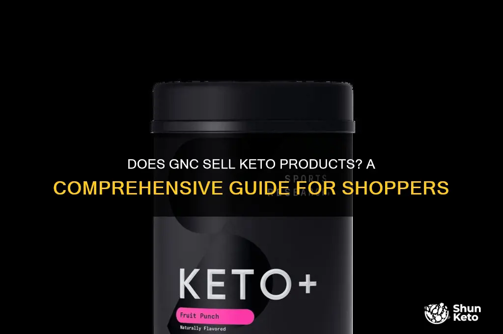 does the gnc store sell keto