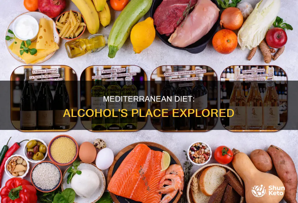 does the mediterranean diet include alcohol