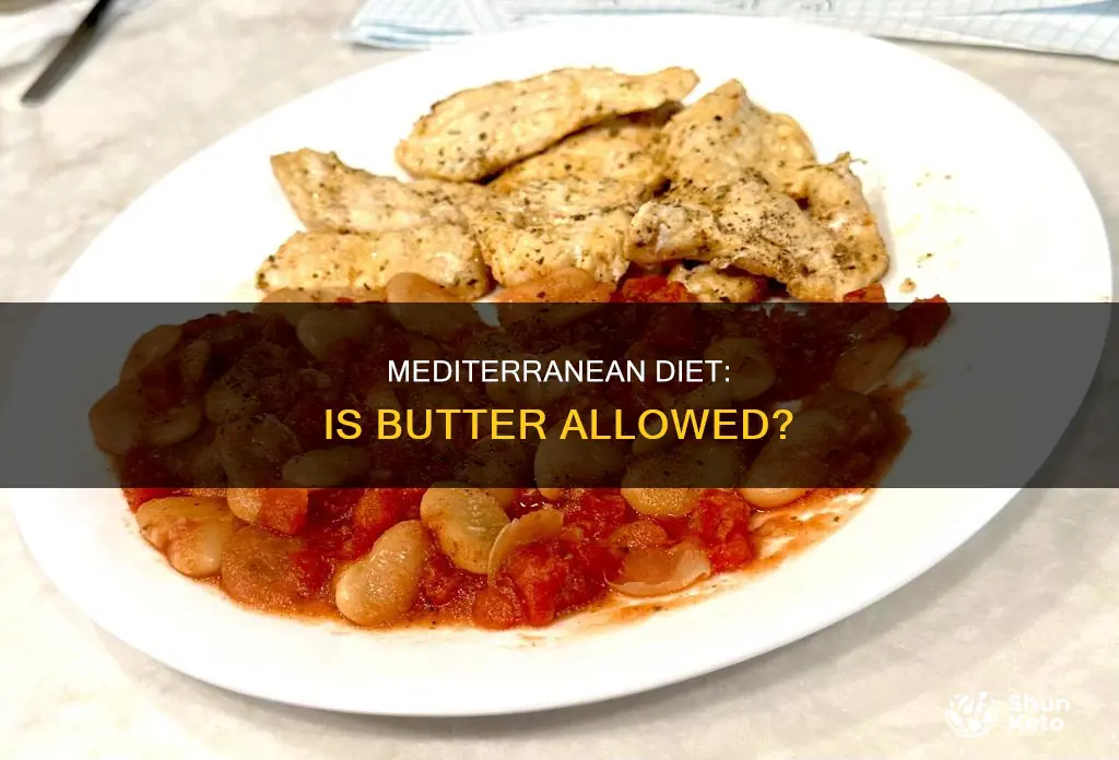 does the mediterranean diet include butter