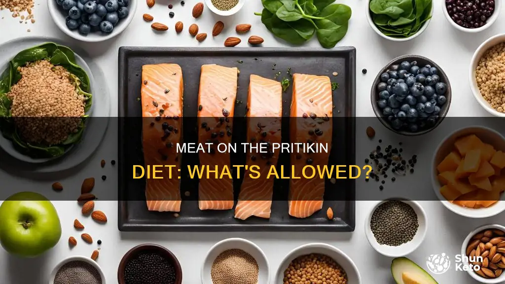 does the pritikin diet allow meat