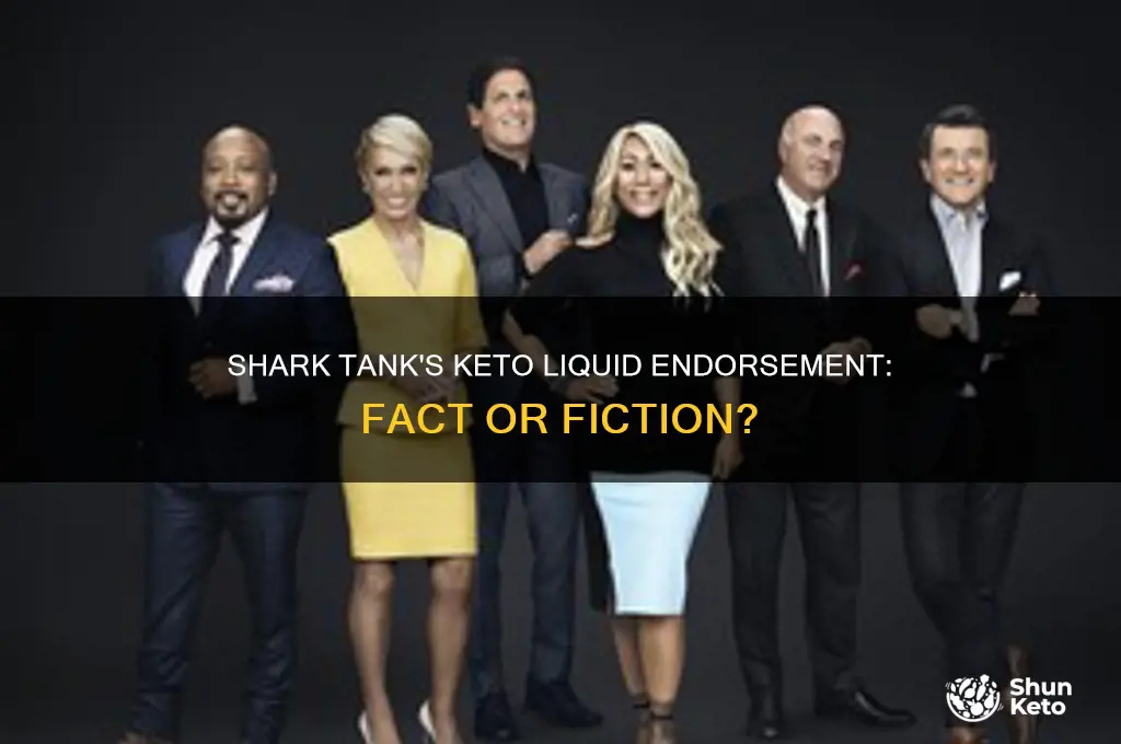 does the shark tank really recommend the keto liquid