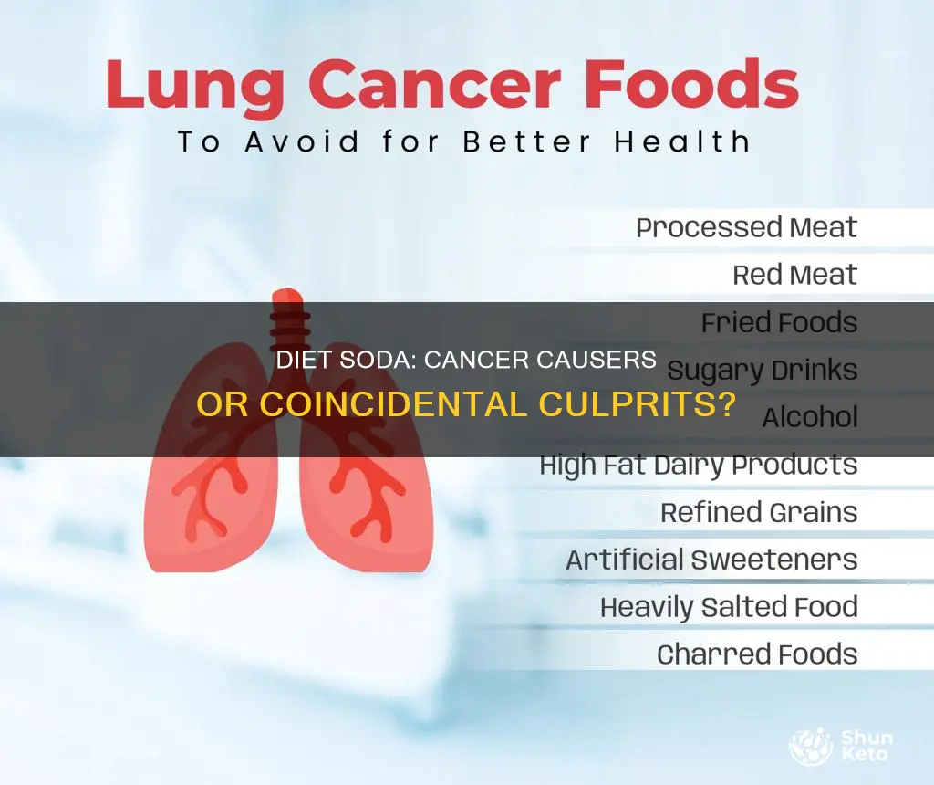 does things in diet soade cause cancer