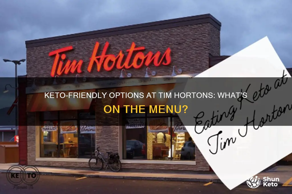 does tim hortons have anything keto