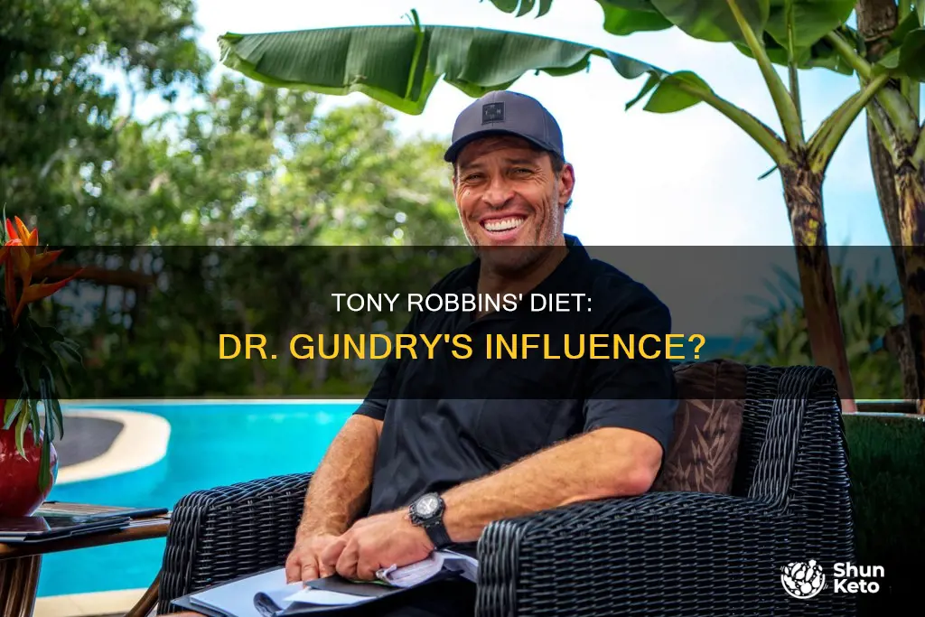 does tony robbins follow dr gundry diet