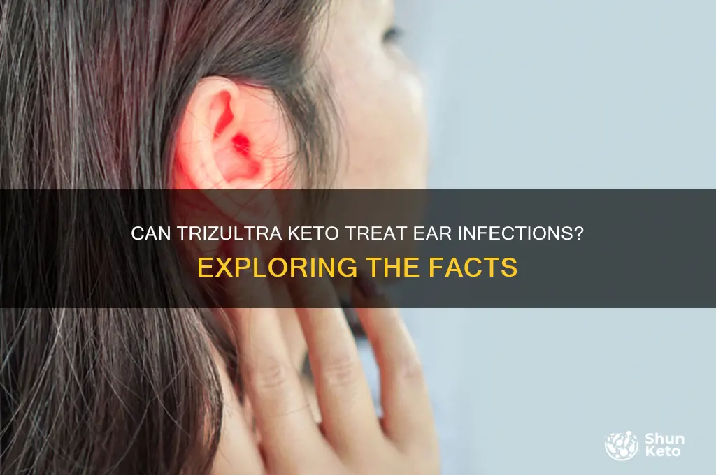 does trizultra keto cure ear infections