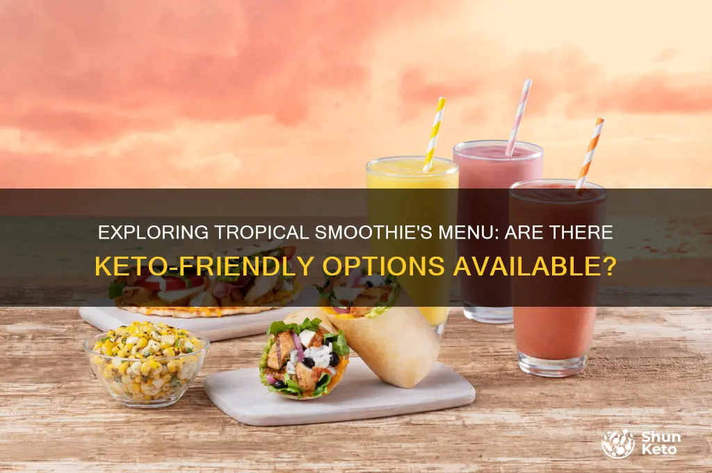 does tropical smoothie have keto options