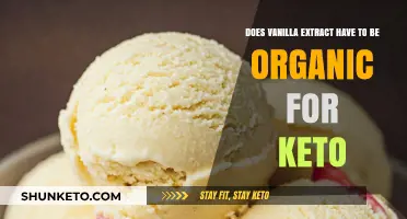 Is Organic Vanilla Extract Necessary for a Keto Diet?