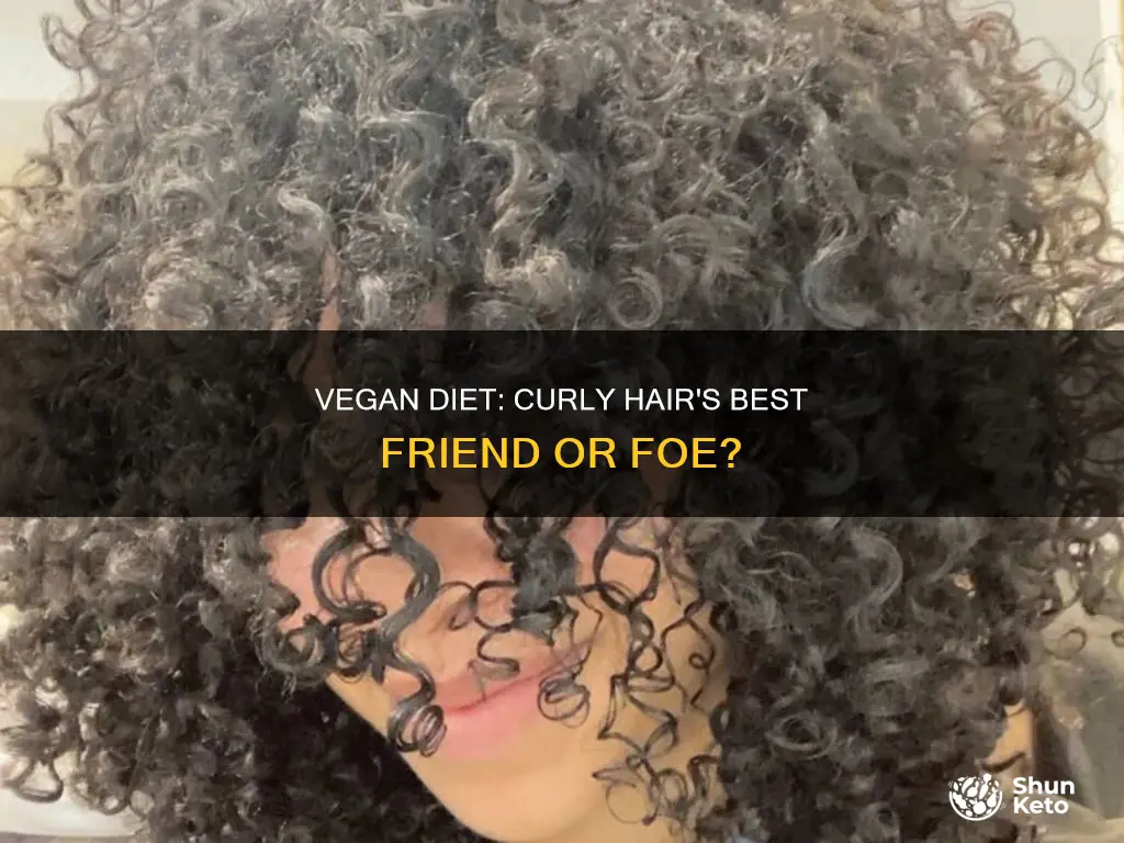 does vegan diet make hair less curly