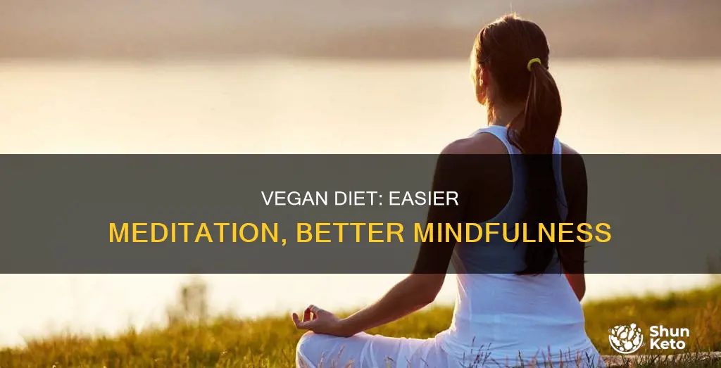 does vegan diet meditati g easier