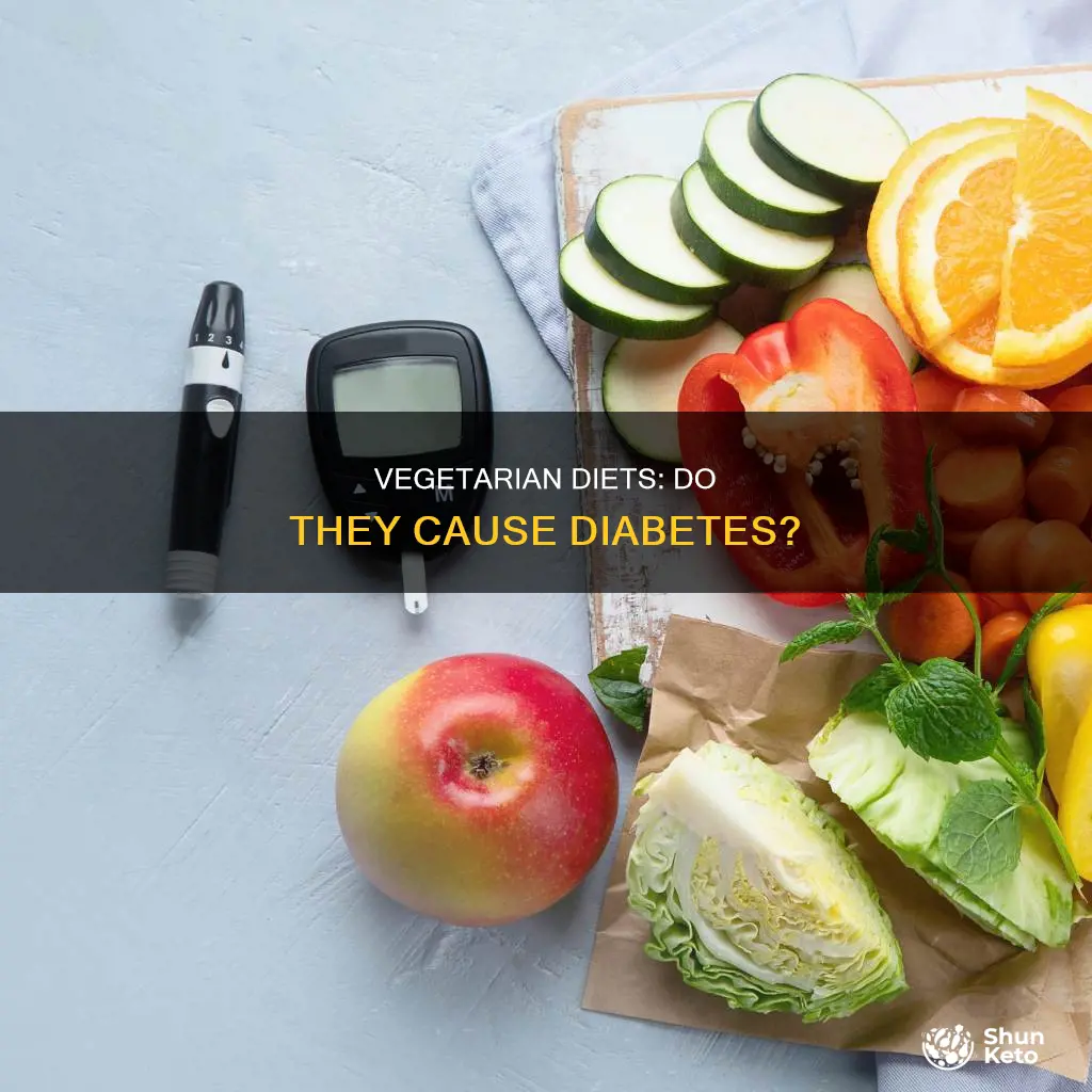 does vegetarian diet cause diabetes