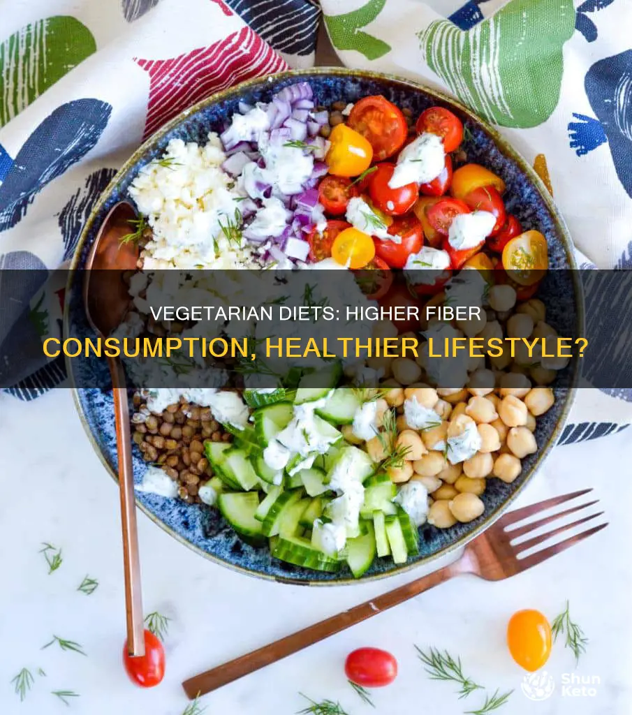 does vegetarian diet increase fiber consumption