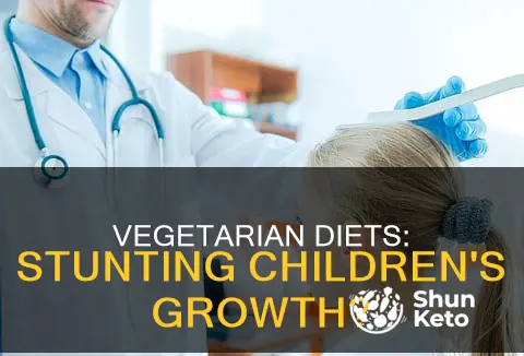 does vegetarian diet inhibit growth in children