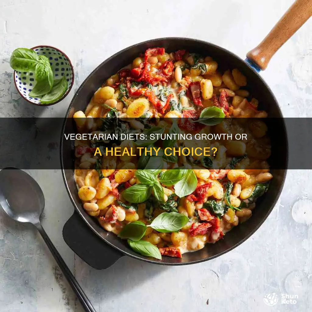 does vegetarian diet stunt growth