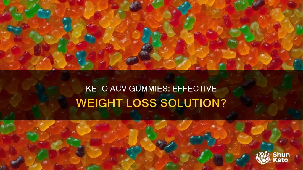 does vista keto acv gummies really work