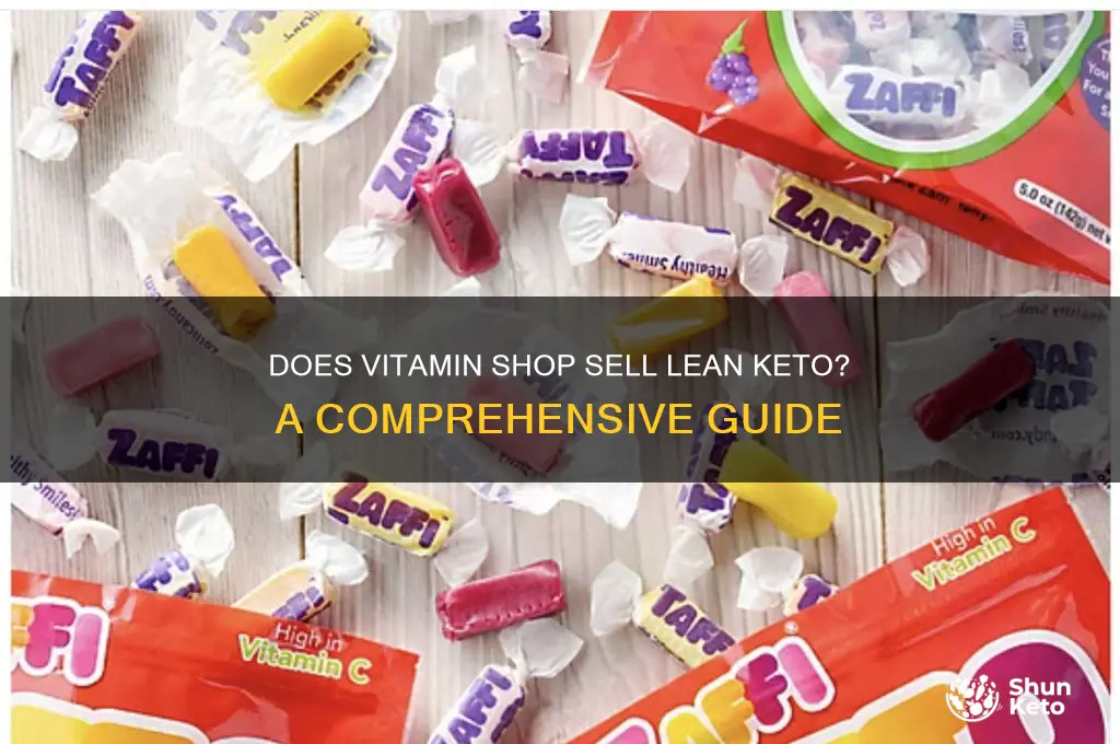 does vitamin shop sell lean keto