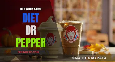 Wendy's Diet Dr Pepper: What's Available?