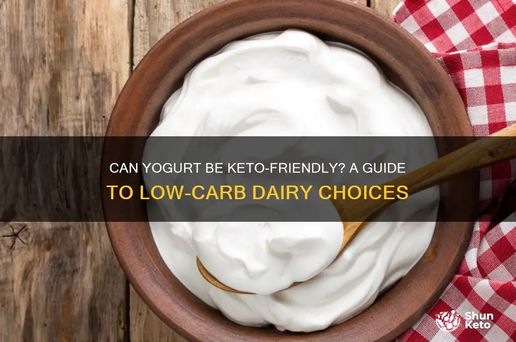 does yogurt fit keto diet