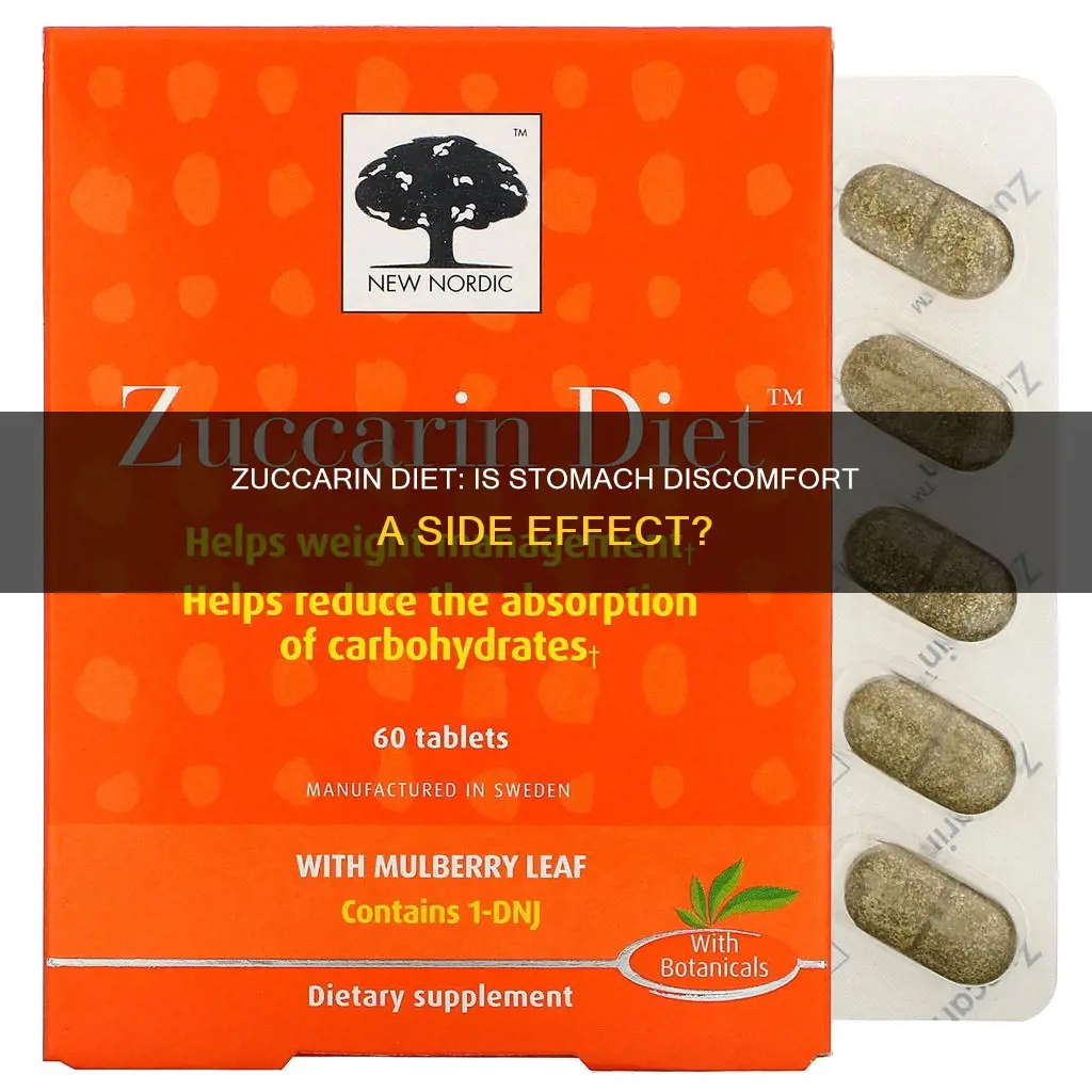 does zuccarin diet cause stomach discomfort