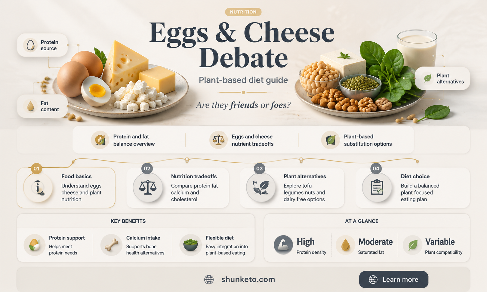 are eggs and cheese plant based diet