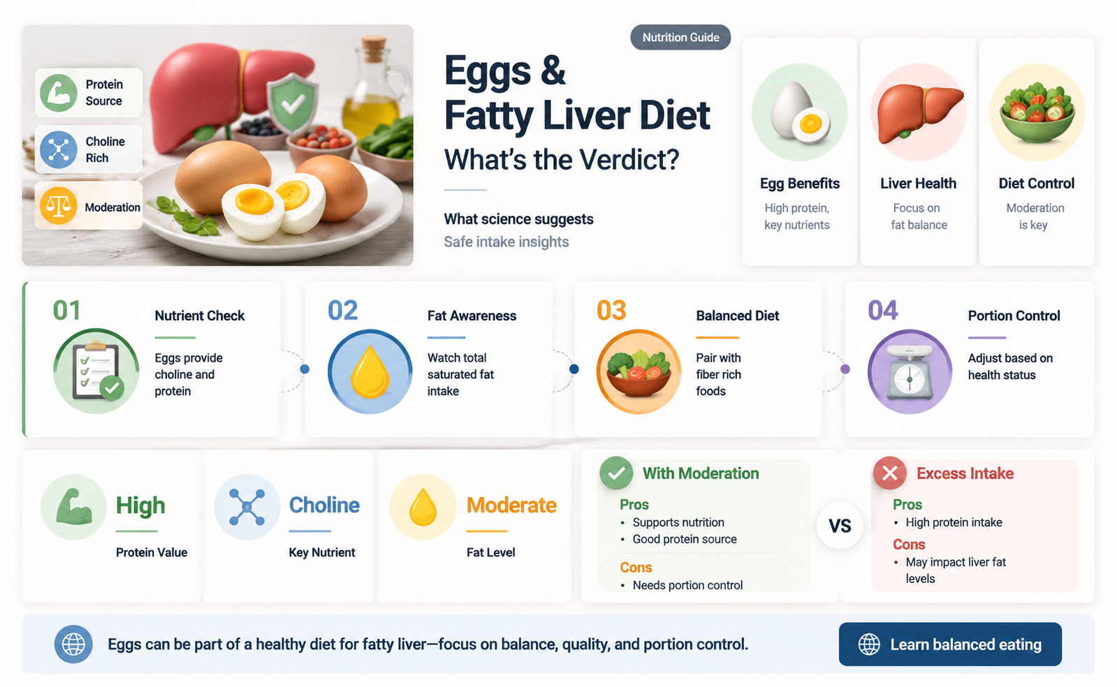 are eggs ok for fatty liver diet