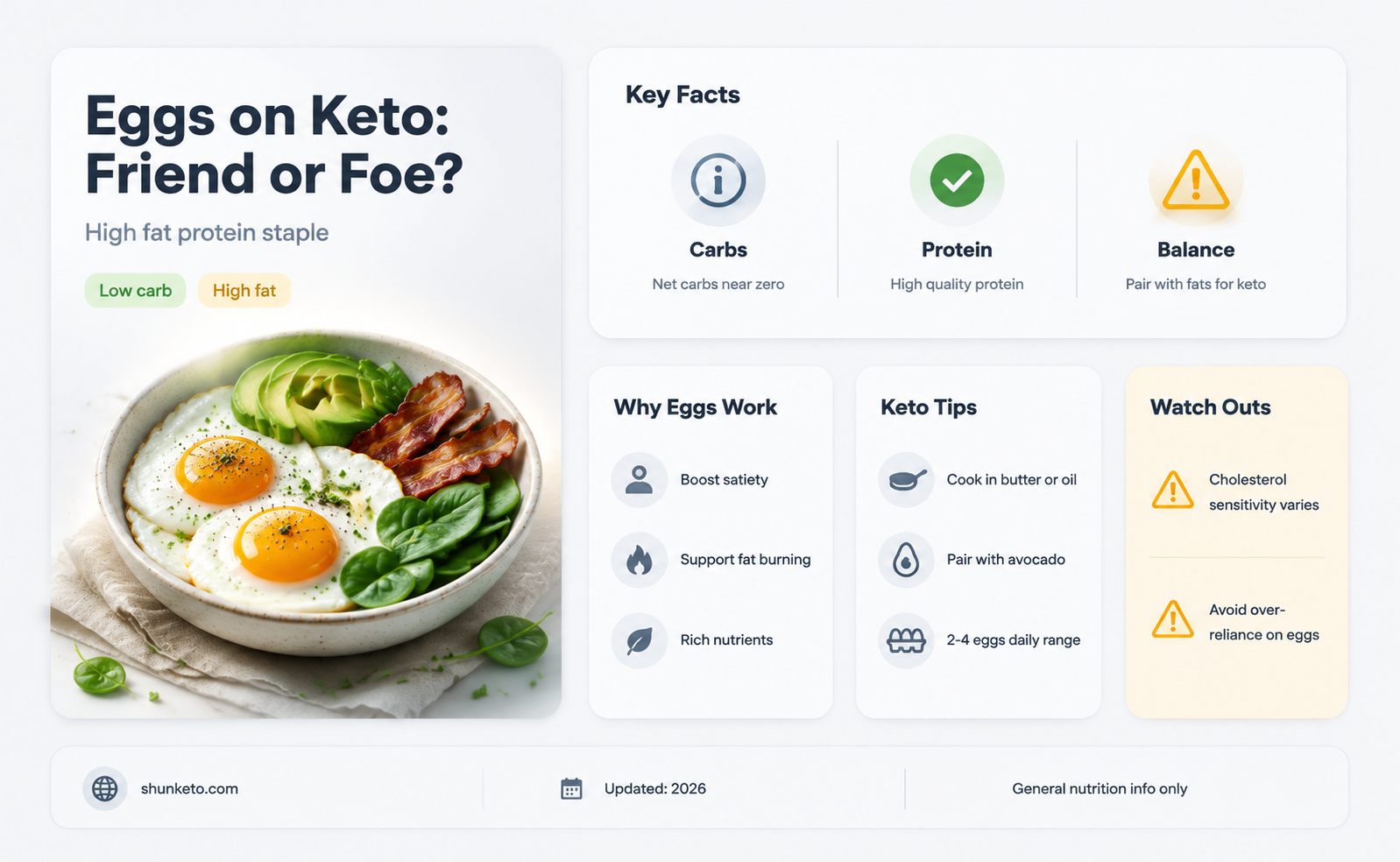 are eggs okay for keto