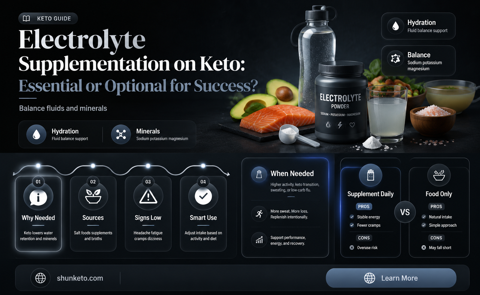 are electrolyte supplementation necessary on a keto diet