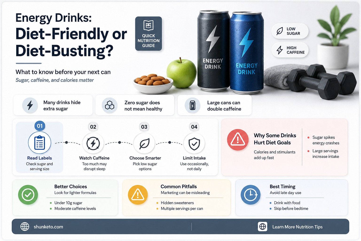 are diet energy drinks fattening