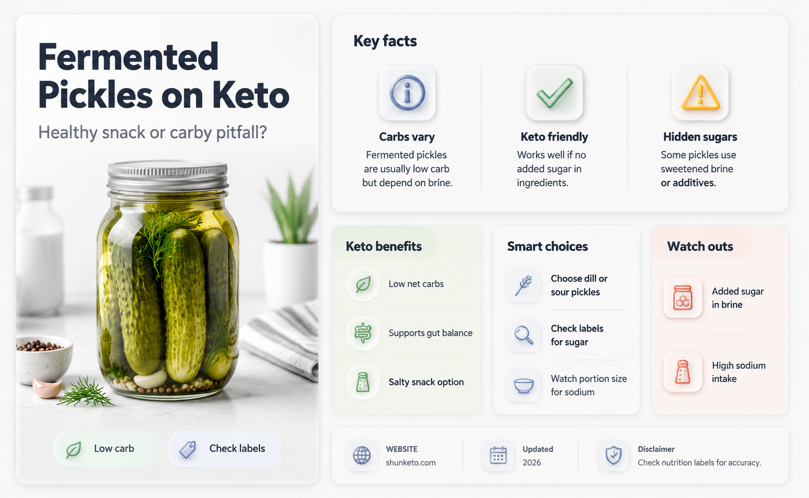 are fermented pickles healthy for keto diet