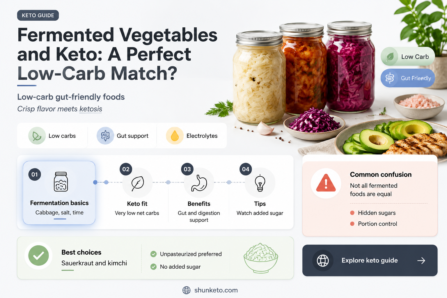 are fermented vegetables keto