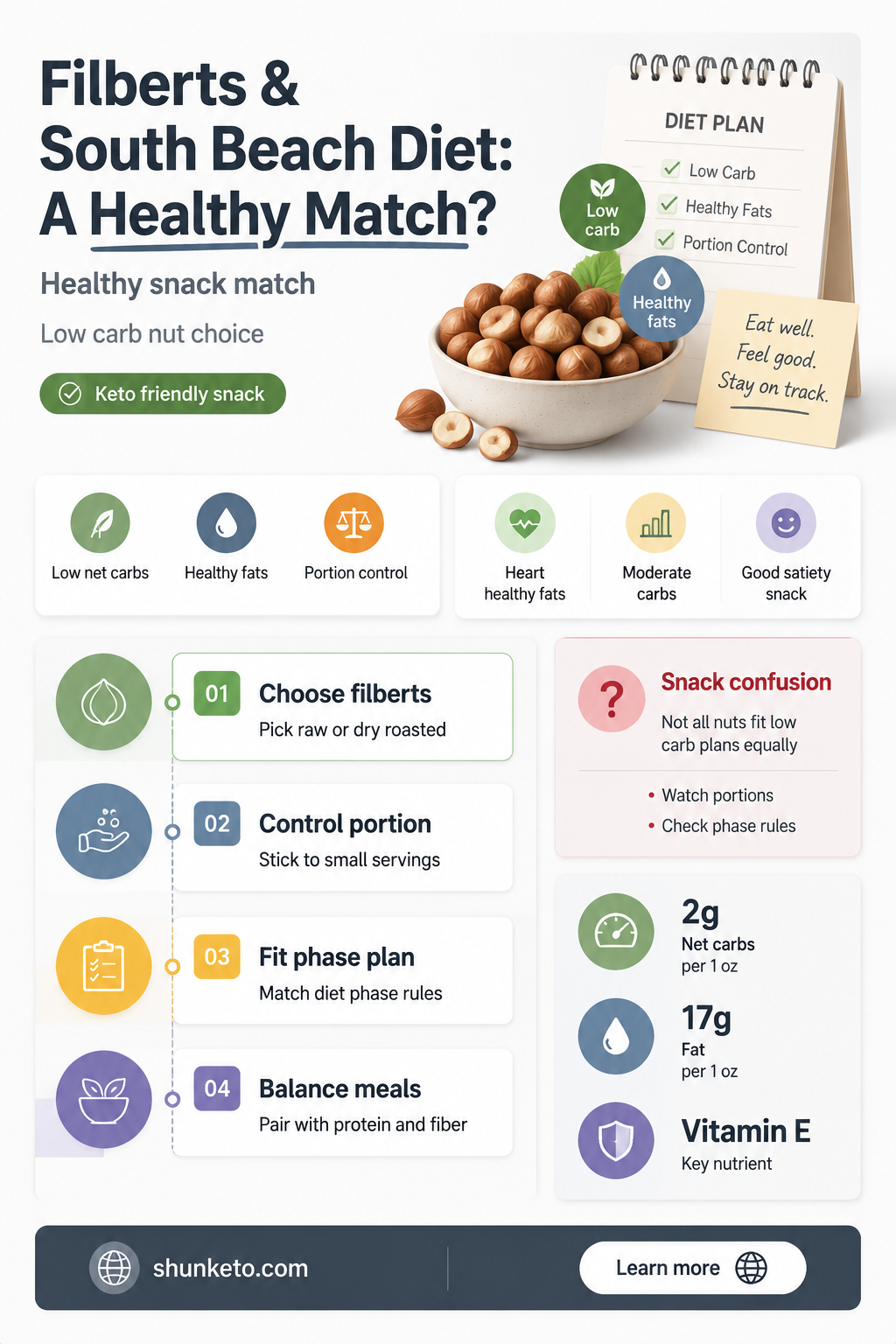 are filberts allowed on south beach diet