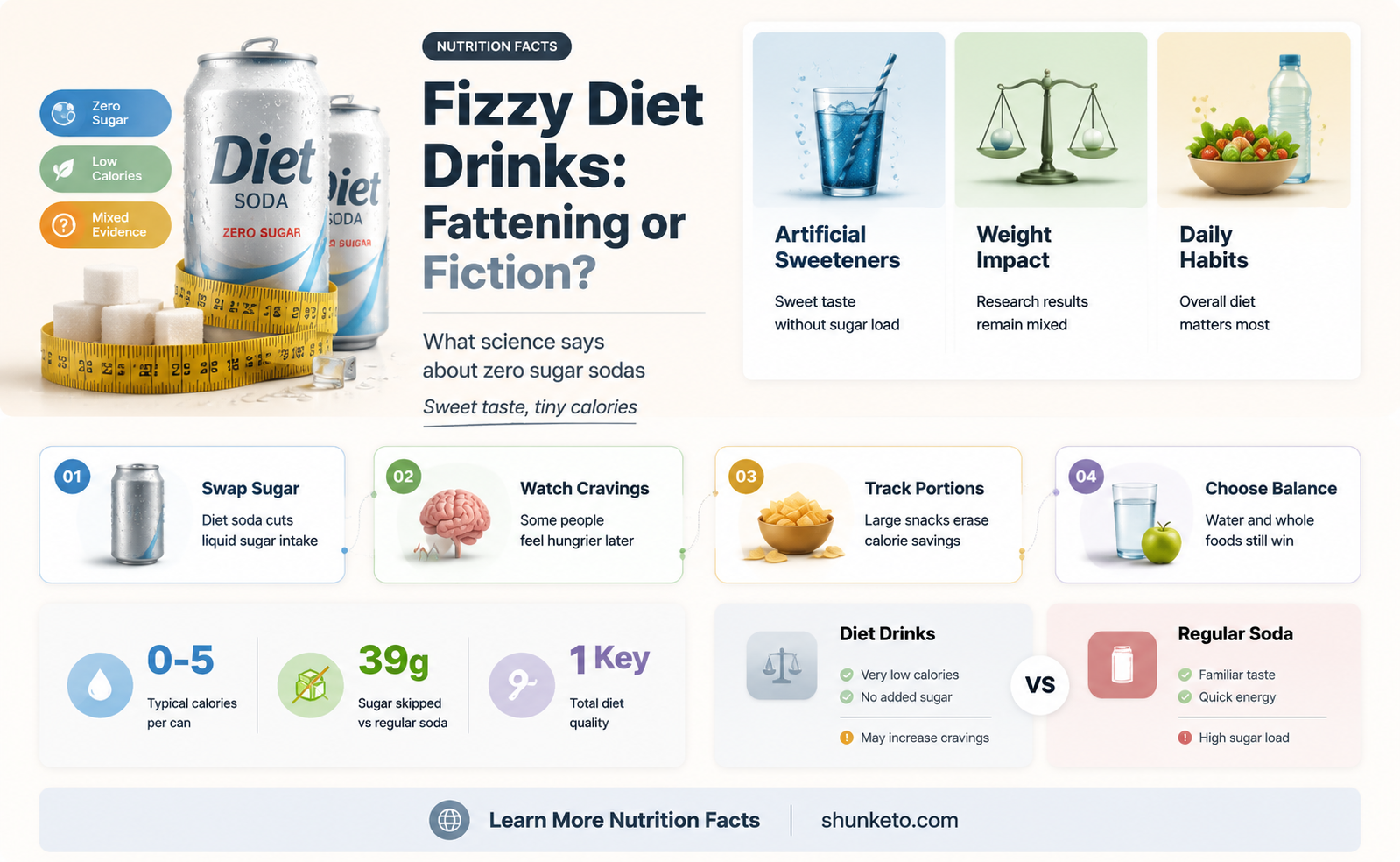 are diet fizzy drinks fattening