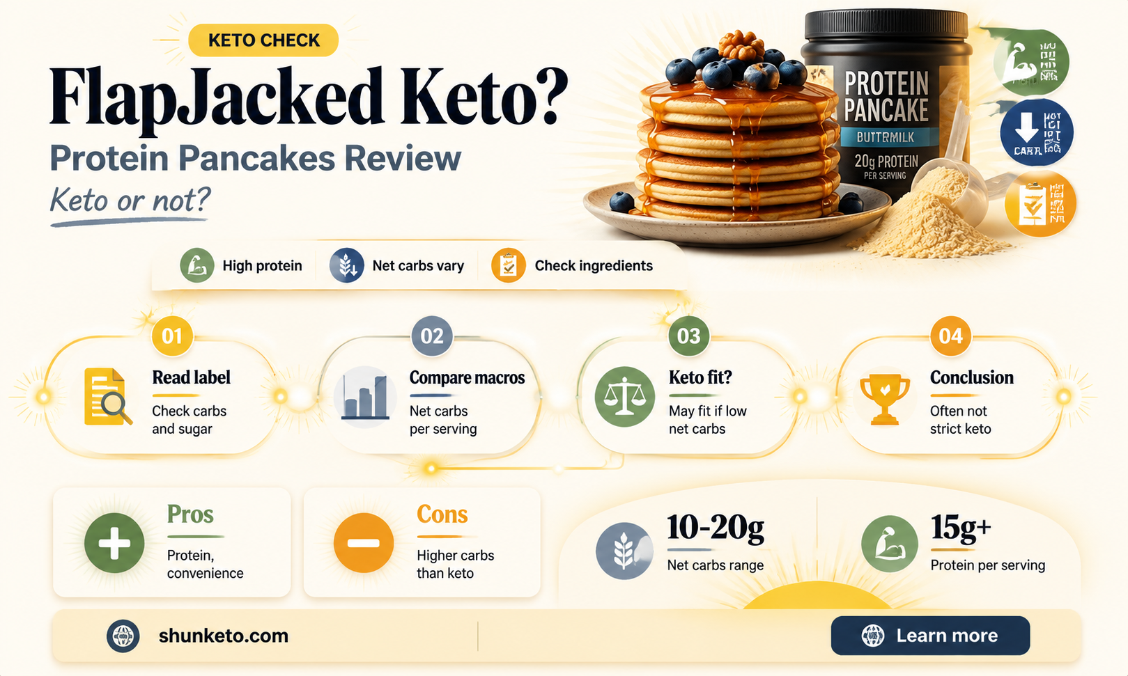 are flap jacked protein pancake keto approved