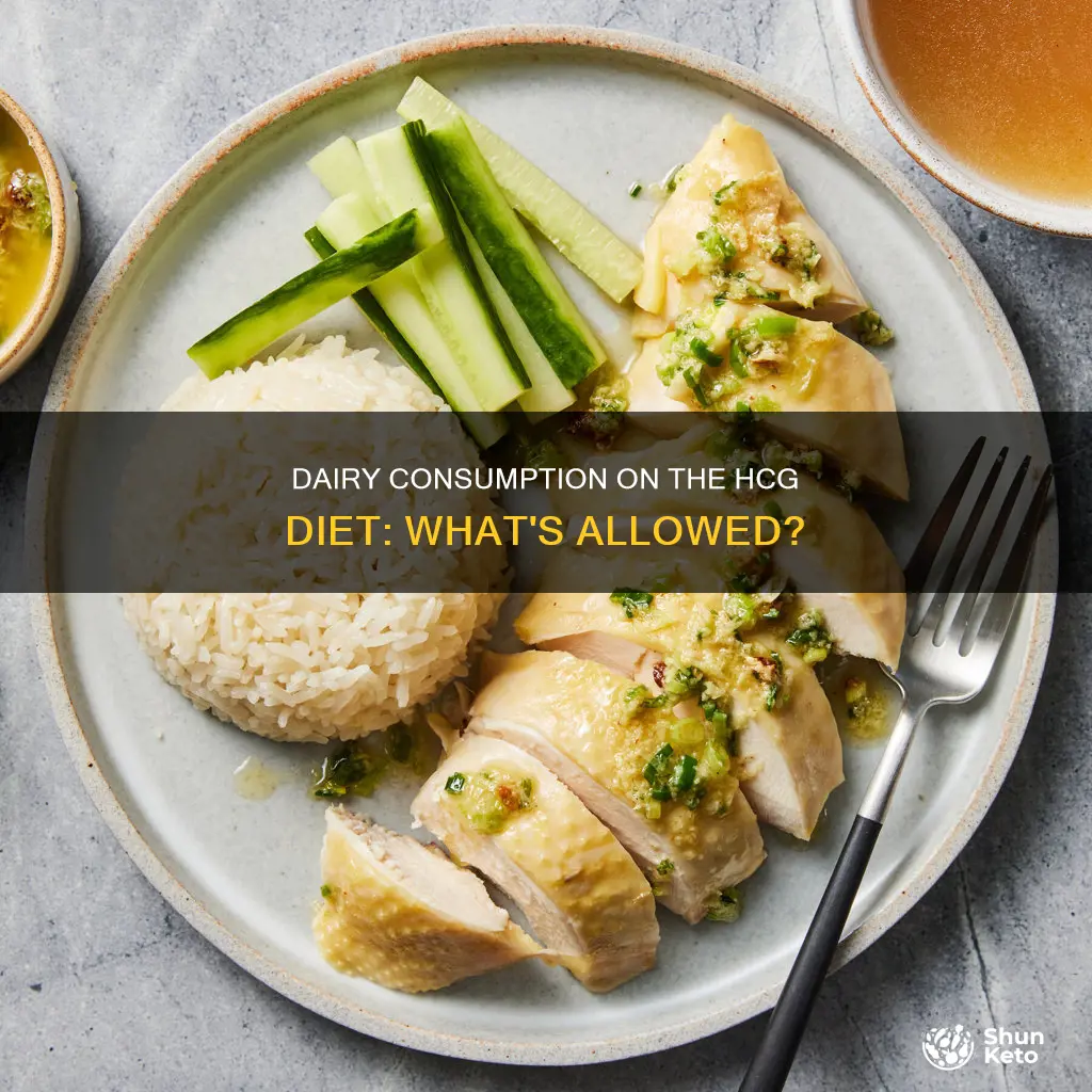 has anyone drank dairy on hcg diet