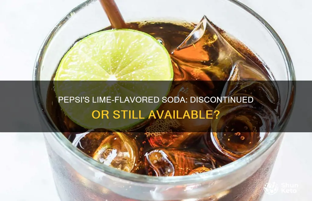 has diet pepsi with lime been discontinued