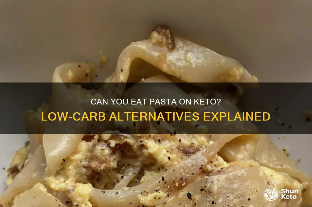 has pasta on keto diet