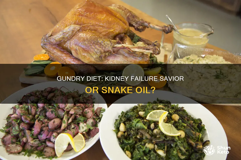 has the gundry diet helped patients with kidney failure