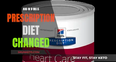 W D Hills Prescription Diet: What Changes Have Been Made?