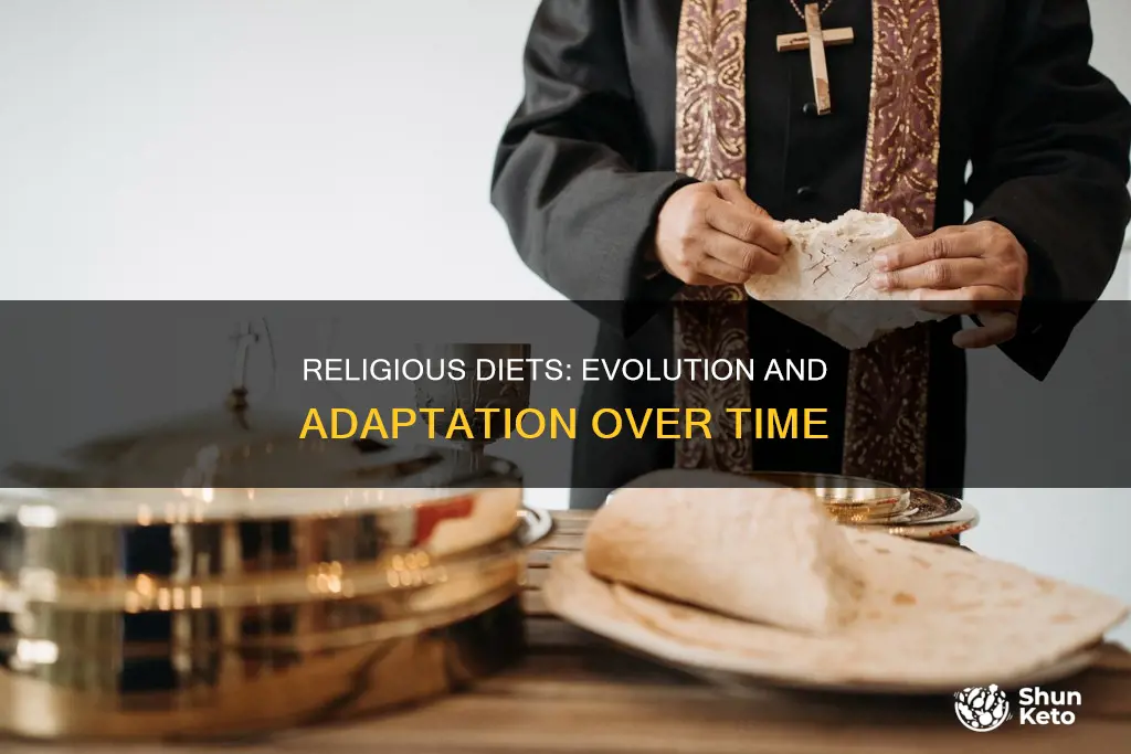 have religious diets changed over time