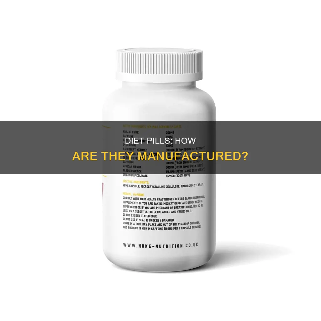 how are diet pills made