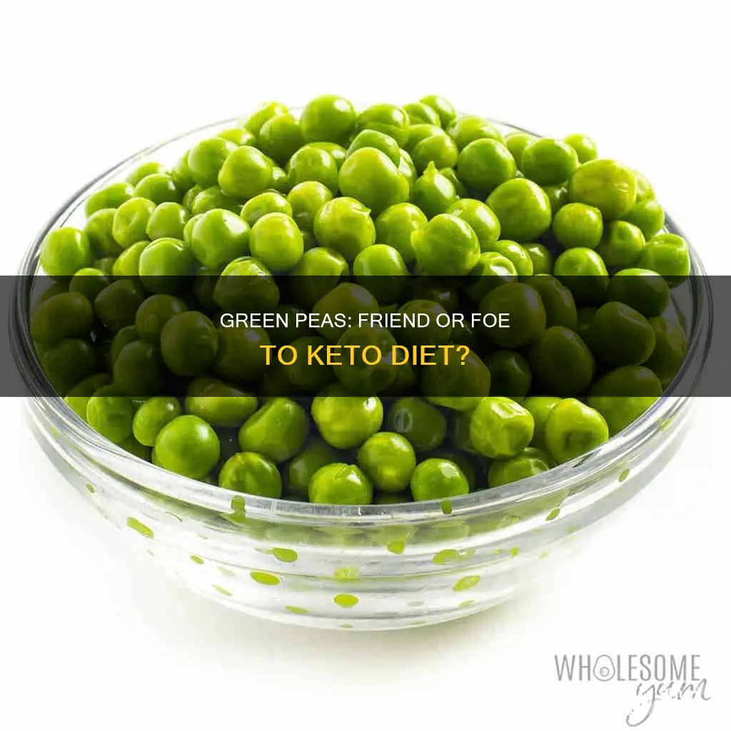 how bad are green peas for keto