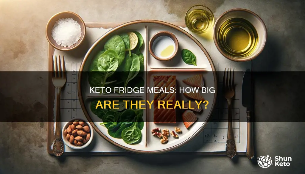 how big are keto fridge meals